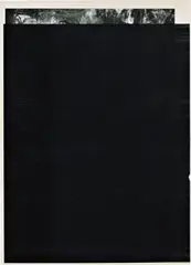 Untitled by Wade Guyton, 2008, Epson DURABrite inkjet on book page, sold Feb 2014