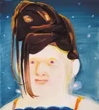 Dana Schutz, Albino with Wig, 2002, oil on canvas