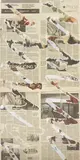 Nikolas Gambaroff, Untitled, 2011, newsprint and acrylic on aluminum composite panel