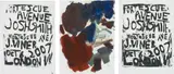 Josh Smith, Three Works: Untitled, 2007, oil and silk-screened acrylic on canvas