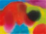 Sam Falls, Untitled (PP 10), 2011, acrylic and spray paint on cibachrome print