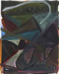 Untitled by Josh Smith, 2007, oil on canvas, sold Feb 2014