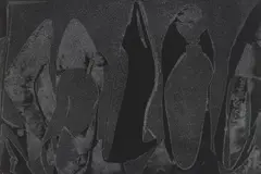 Shoes by Andy Warhol, 1980, screenprint with diamond dust on paper, sold Feb 2014
