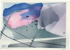Kristin Baker, Untitled, 2003, mixed media on PVC