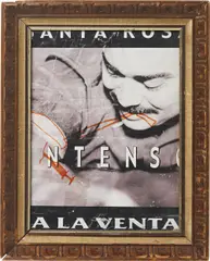 Dash Snow, Clinton St., 2006 - 2007, wooden frame, poster, marker pen