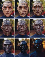 Zhang Huan, Family Tree, 2000, 9 colour coupler prints
