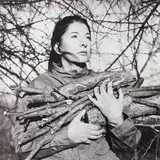 Marina Abramović, Portrait with Firewood