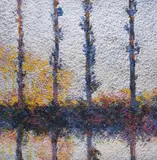 Vik Muniz, Poplars, after Claude Monet (Pictures of Pigment), 2005, colour coupler print
