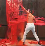 Victor Sydorenko, Untitled, from “Reflection into the unknown”series, 2013, oil on canvas