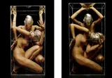 Two Works: Neo 6-7 by Vitaliy and Elena Vasilieva, 2012, two c-print Duratrans, aluminium profile debex on acrylic panel, sold Feb 2014