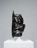Nick van Woert, Black Eclipse, 2010, plaster bust and resin