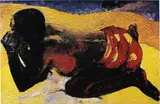 Otahi, after Paul Gauguin (from Pictures of Pigment) by Vik Muniz, 2006, c-print, sold Apr 2014