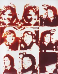 Vik Muniz, Jackie (from Pictures of Chocolate), 2001, cibachrome print