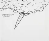 Untitled (Let brotherly love continue) by Raymond Pettibon, 1987, ink on paper, sold Apr 2014