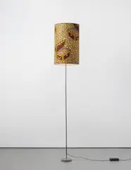 Floor Lamp by Franz West, 2004, fabric, plastic, metal, electrical fitting with dimmer, sold Apr 2014