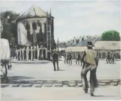 Untitled by Anne Ryan, 2000, oil on canvas, offered Apr 2014
