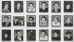 David Robbins, Talent, 1986, eighteen gelatin silver prints in artist's frames