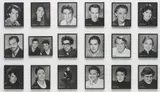 David Robbins, Talent, 1986, eighteen gelatin silver prints in artist's frames