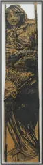 Myrtle Avenue by Caledonia Curry & Swoon, 2007, woodblock print on craft paper mounted on card, offered Apr 2014