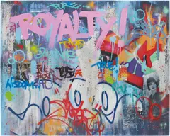 Cope 2, Royalty, 2012, mixed-media on canvas