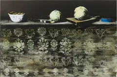 Untitled by Konstantin Totibadze, 2013, silkscreen and oil on aluminium in artist's frame, offered Apr 2014