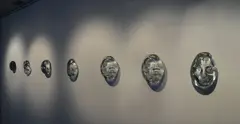 Appearance by Nazar Bilyk, 2011, glass and metal in 7 parts, sold Apr 2014