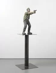 Sean Henry, Mass Man, 1995, fired clay, oil, paint
