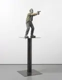 Sean Henry, Mass Man, 1995, fired clay, oil, paint
