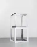 Jonathan Monk, Complete Incomplete Open Cube (with inside resting on outside forever)