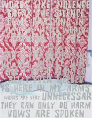 Candice Breitz, Enjoy the Silence, 2006, inkjet on mirrored glass
