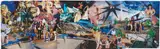 Gelitin, Untitled (Grand Marquis), 2002, collage comprised of photographs, card, paint, ink and foil