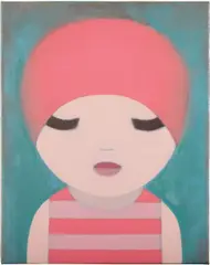 Ayse Wilson, Pink Bather, 2013, oil on canvas