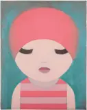 Ayse Wilson, Pink Bather, 2013, oil on canvas