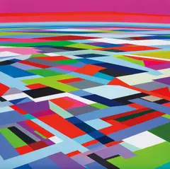 Torben Giehler, Ridge Racer, 2003, acrylic on canvas