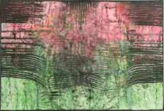 Sterling Ruby, SP33, 2008, acrylic and spray paint on canavs
