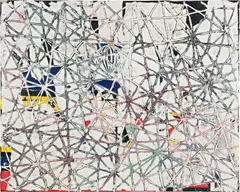 Mark Bradford, An Opening On The Left, 2010, mixed media collage on canvas
