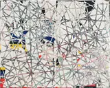 Mark Bradford, An Opening On The Left, 2010, mixed media collage on canvas