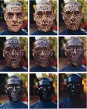 Zhang Huan, Family Tree, 2000, 9 chromogenic prints