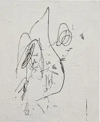 Louis Eisner, Box 8, 2013, oil, graphite and marsh ink on linen