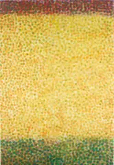 Parker Ito, Inkjet painting #5 (8 color ink), 2013, inkjet on silk