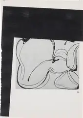 Untitled (99) by Wade Guyton, 2008, Epson DURABrite inkjet on book page, sold Jul 2014