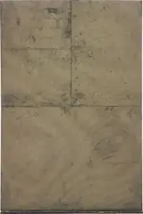 Oscar Murillo, Untitled, 2010, acrylic on wood, charcoal on canvas
