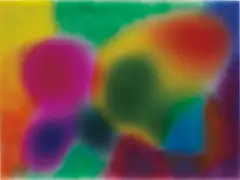 Sam Falls, Untitled (PP 3), 2011, acrylic on chromogenic print