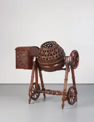 Wim Delvoye, Concrete Mixer, 1990, wood
