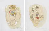 Wim Delvoye, Two works: (i) Texan's Ruin; (ii) Chicken with 7 tattoos