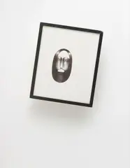 Untitled by Barry McGee, 2005, ballpoint pen on paper in artist’s frame with motor, offered Jul 2014