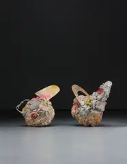 Phyllida Barlow, Double Act, 2009, plaster cement, wire, scrim, plywood, spray paint