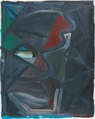 Untitled by Josh Smith, 2007, oil on canvas, sold Jul 2014