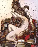 Icarus, after Titian (Pictures of Junk) by Vik Muniz, 2005, chromogenic print, sold Jul 2014