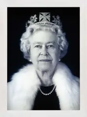 Queen Elizabeth II (Equanimity) by Chris Levine, 2012, lenticular 3D print on light box, offered Jul 2014